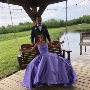 Sherri Hill Lilac prom dress